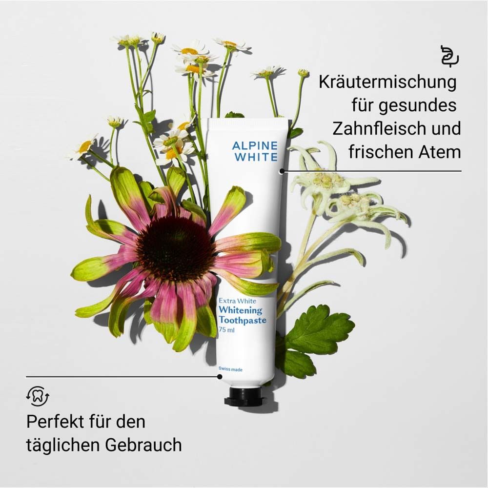 ALPINE WHITE Extra Weiße Whitening Zahnpasta