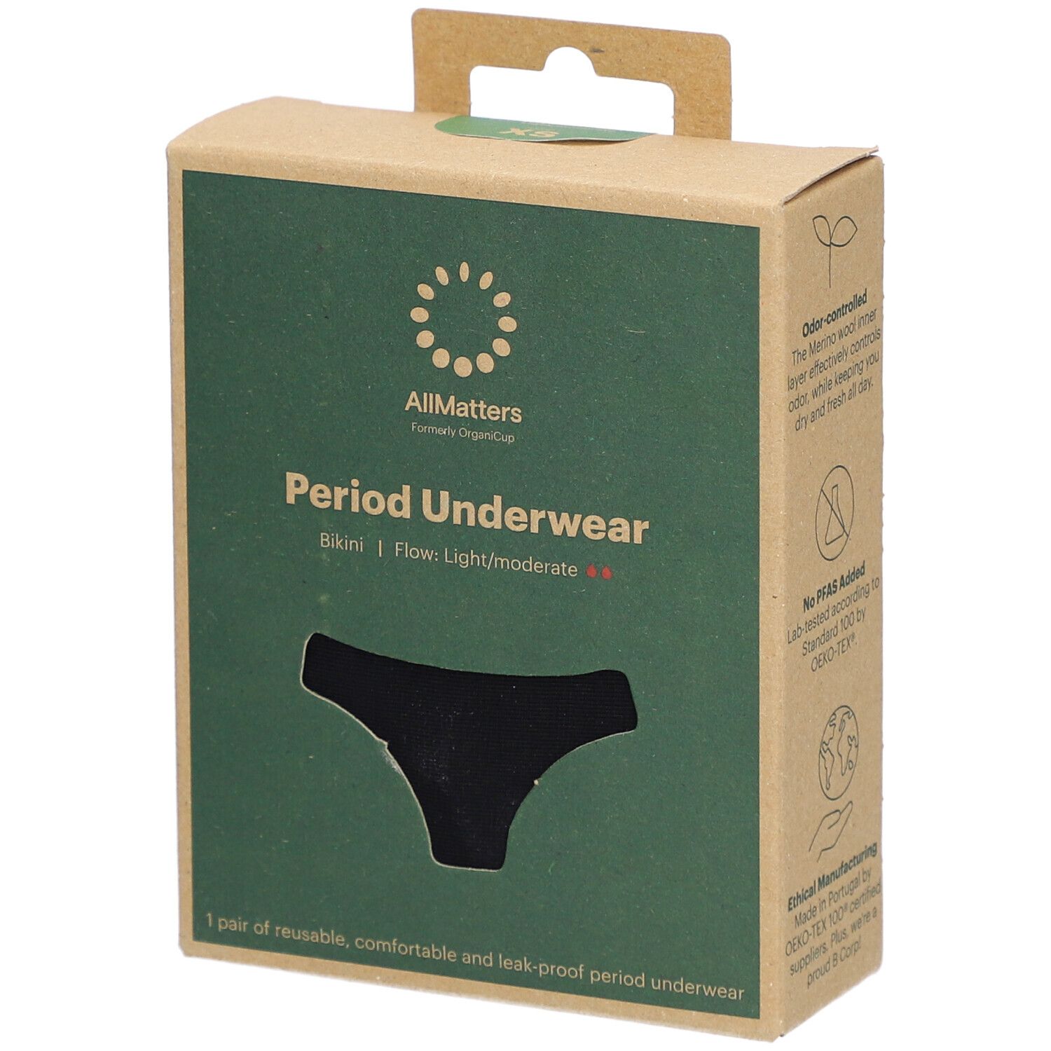 ALLMATTERS Periodenunterw Slip XS li/mod
