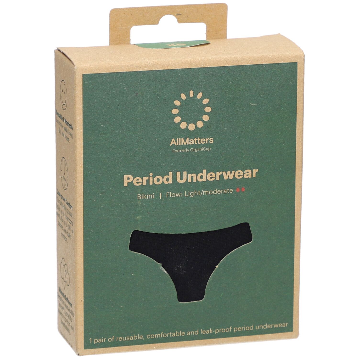 ALLMATTERS Periodenunterw Slip XS li/mod