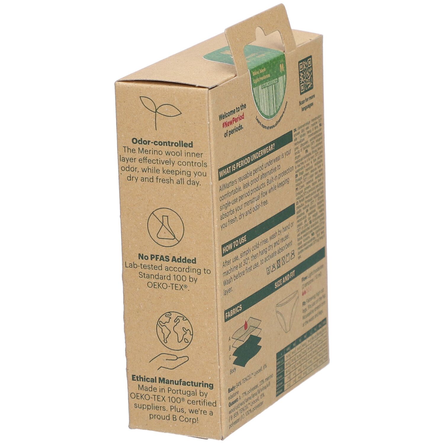ALLMATTERS Periodenunterwäsche Slip M