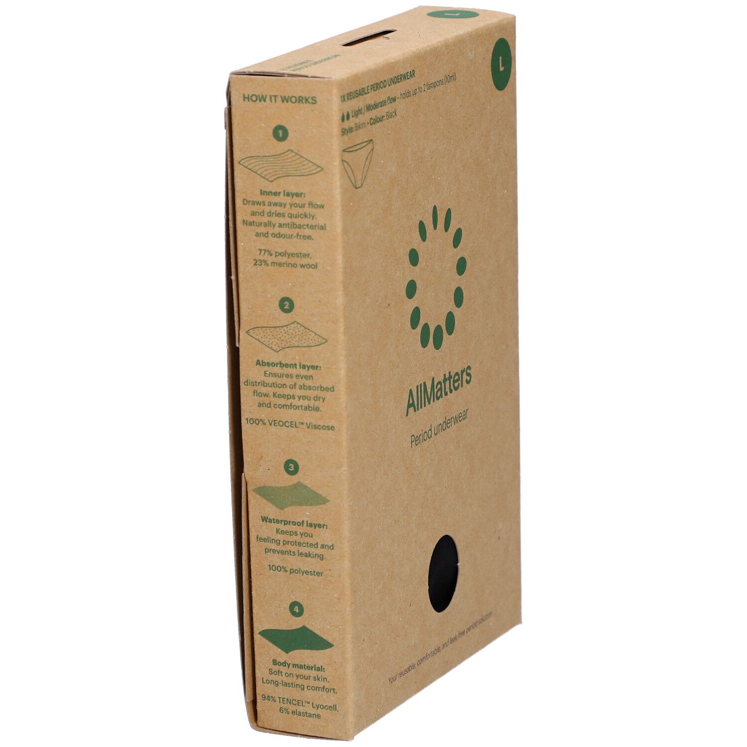 ALLMATTERS Culotte menstruelle L