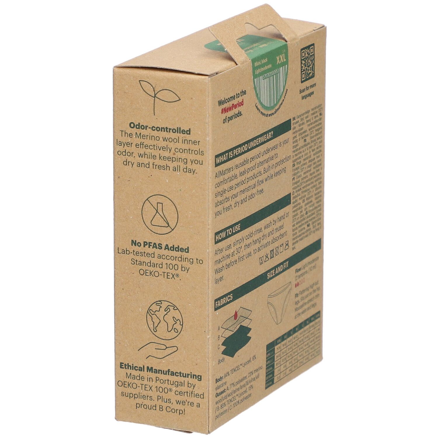 ALLMATTERS Periodenunterw Slip XXL