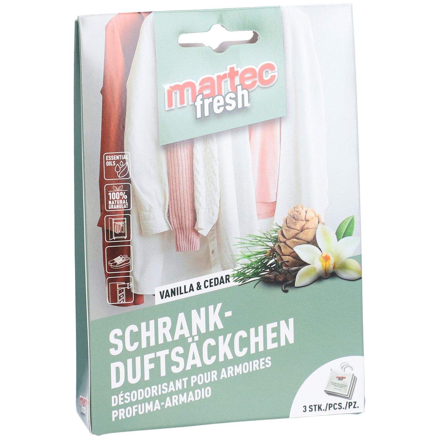 MARTEC Schrank-Duftsäckchen 3 Stk