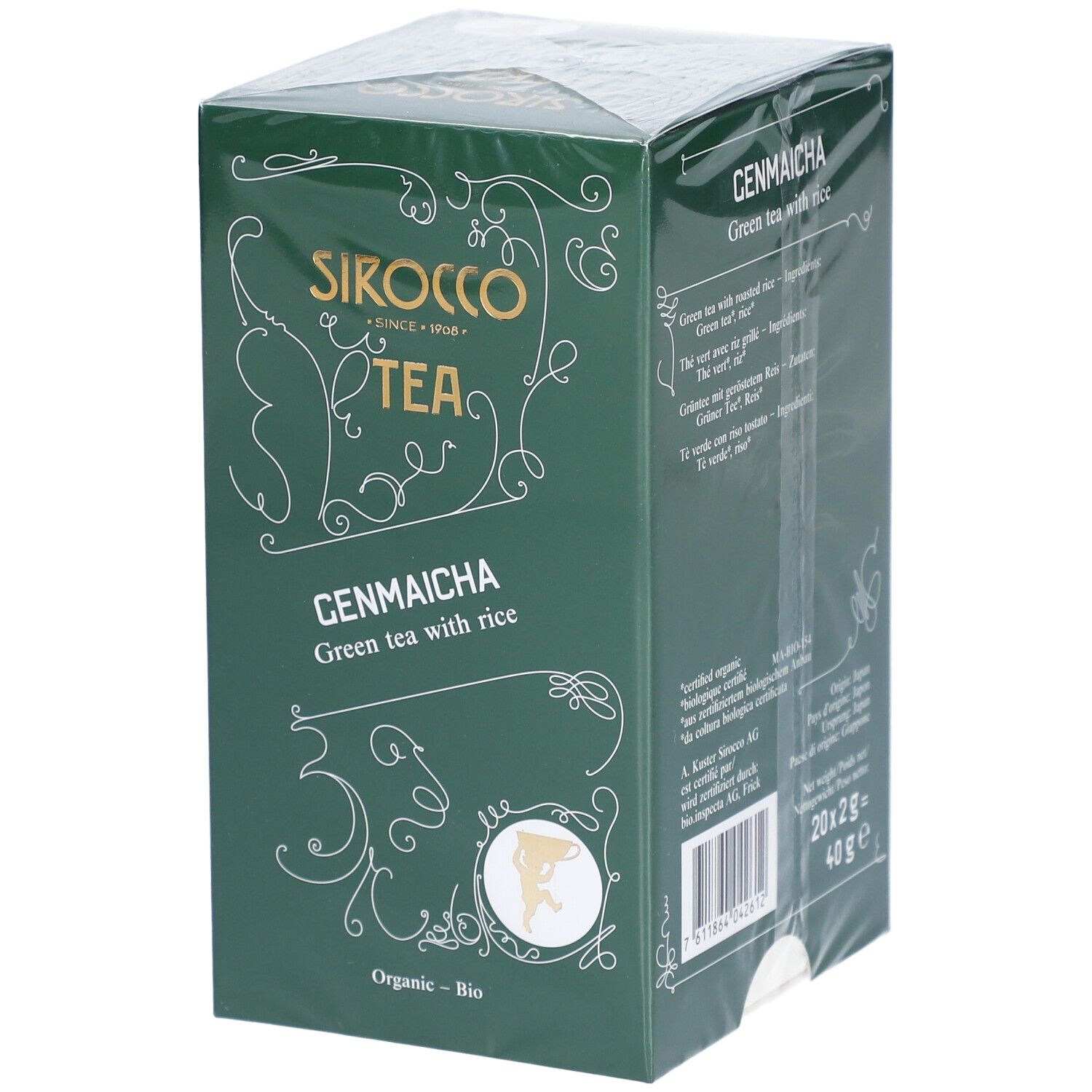 SIROCCO TEA Genmaicha - Thé vert biologique au riz grillé