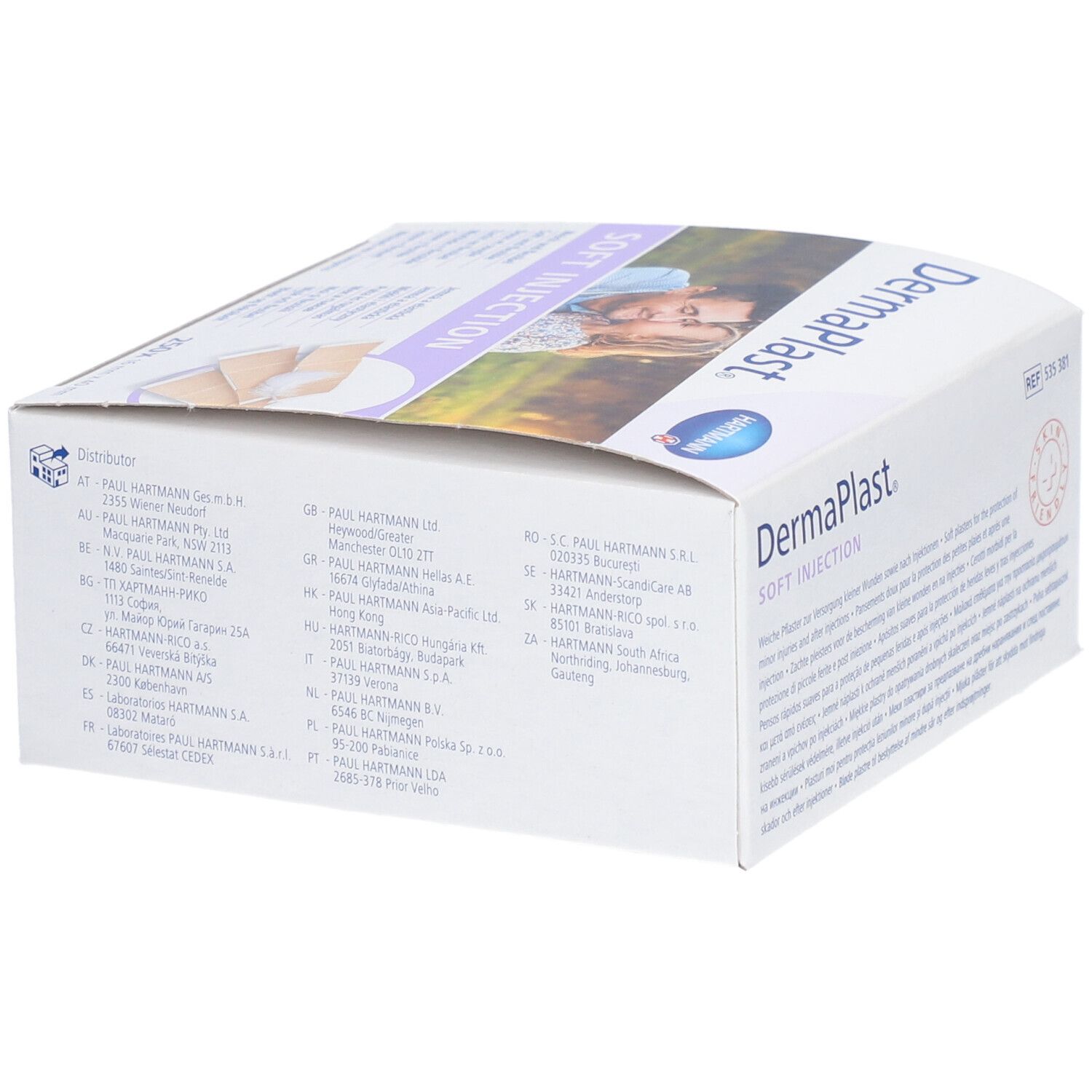 HARTMANN Dermaplast® Soft Injection Pansements 16 x 40 mm beige