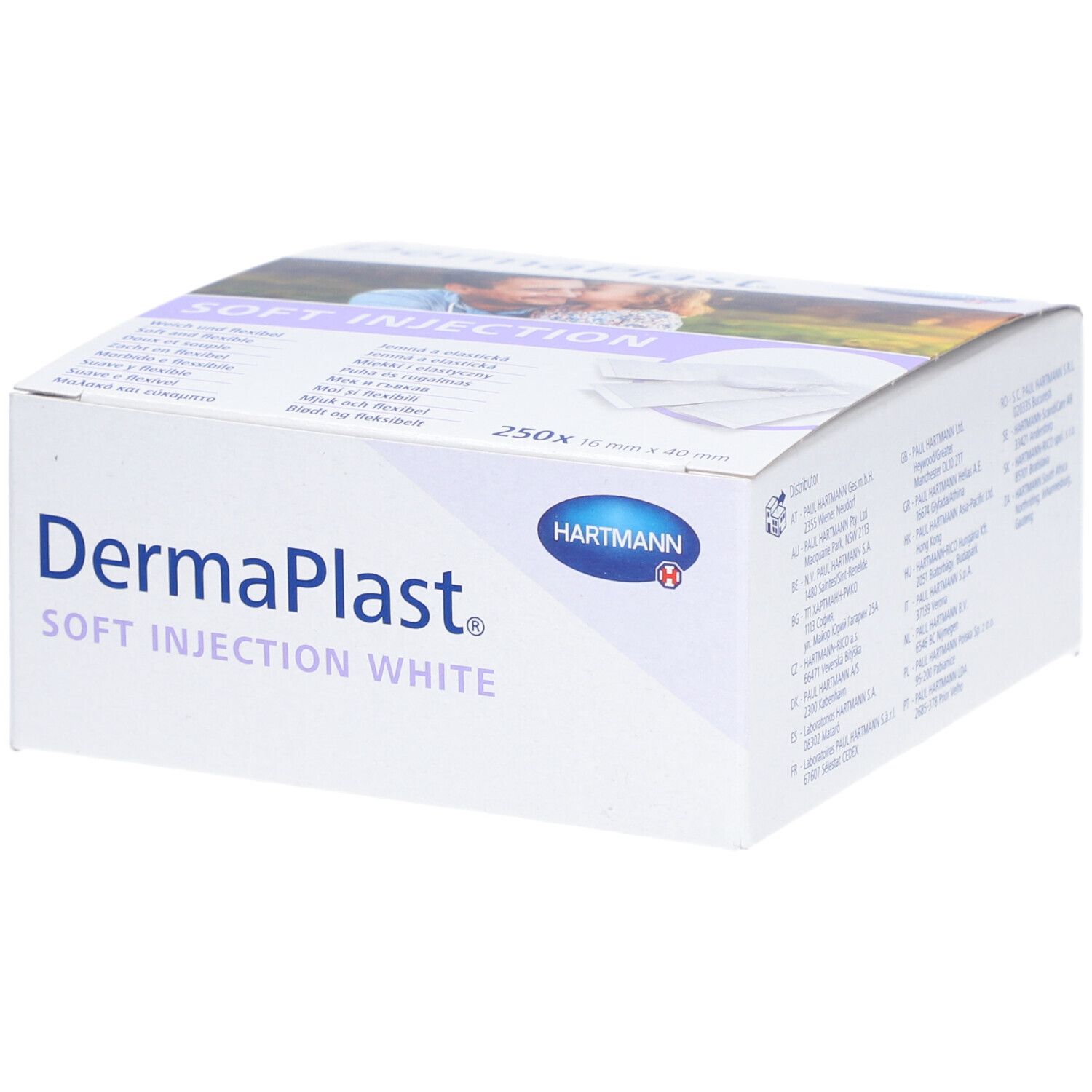 HARTMANN Dermaplast® Soft Injection Pflaster 16 x 40 mm weiß