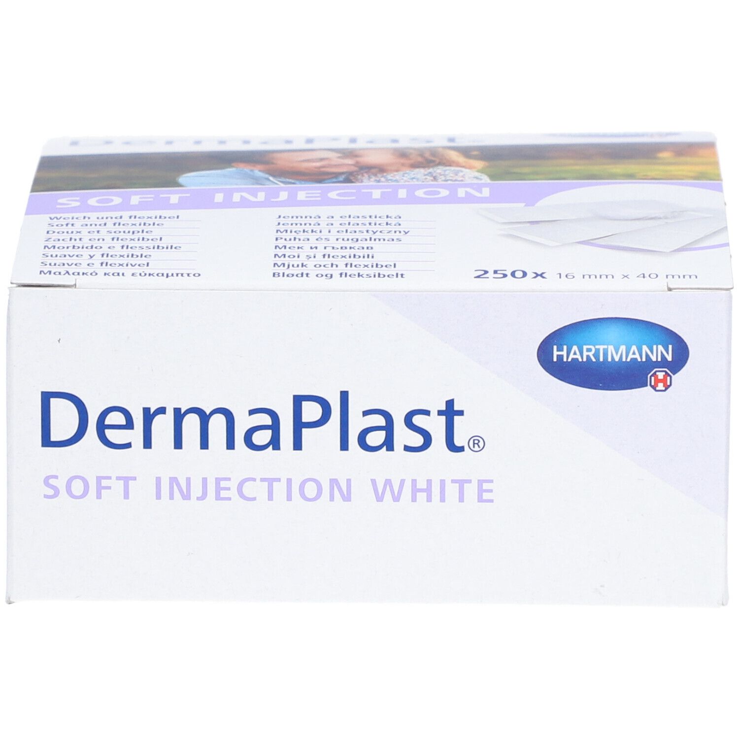 HARTMANN Dermaplast® Soft Injection Pflaster 16 x 40 mm weiß