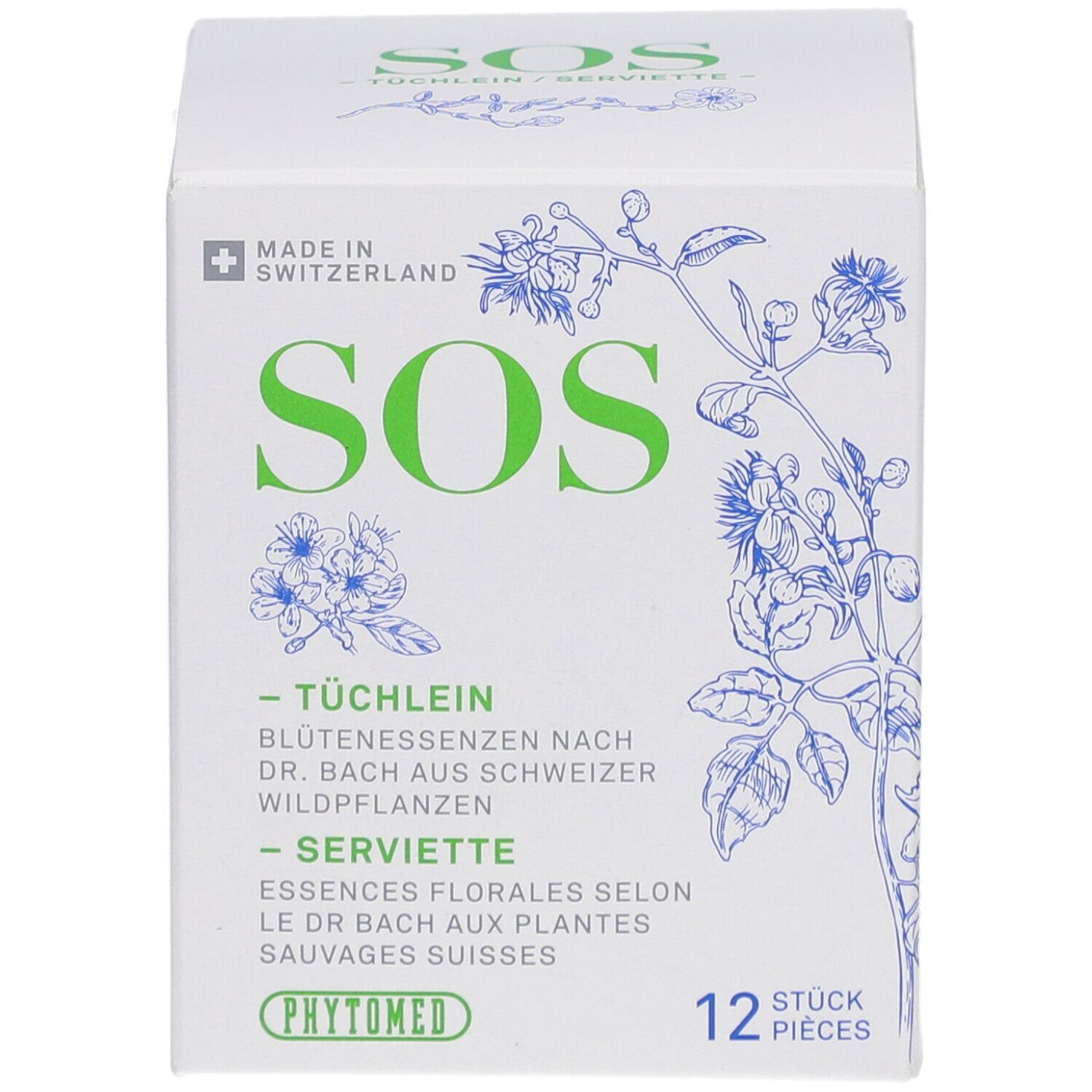 SOS Tüchlein Blütenessenzen