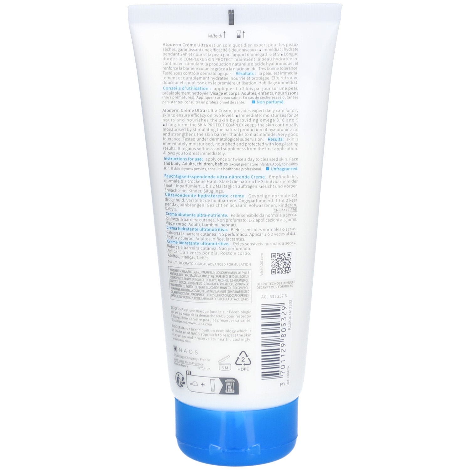 BIODERMA Atoderm Creme Reichhaltige und schützende Körpercreme
