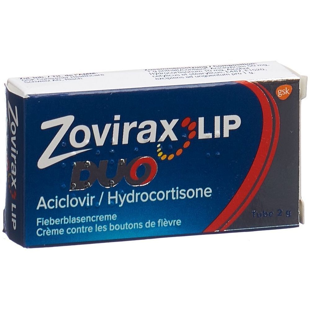 ZOVIRAX LIP Duo Creme Tb 2 g