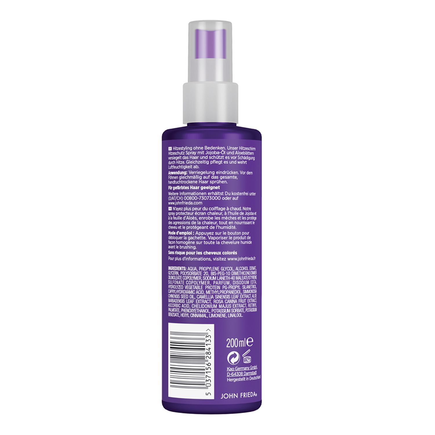 JOHN FRIEDA Frizz ease Écran thermique Protection contre la chaleur