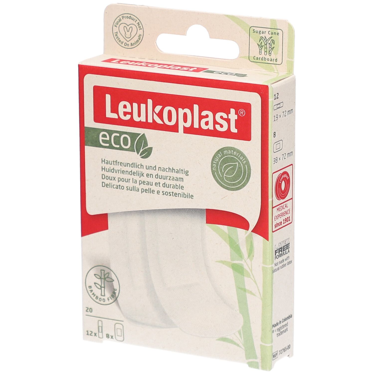 Leukoplast® Eco Hautfreundliches und haltbares Pflaster - 2 Größen