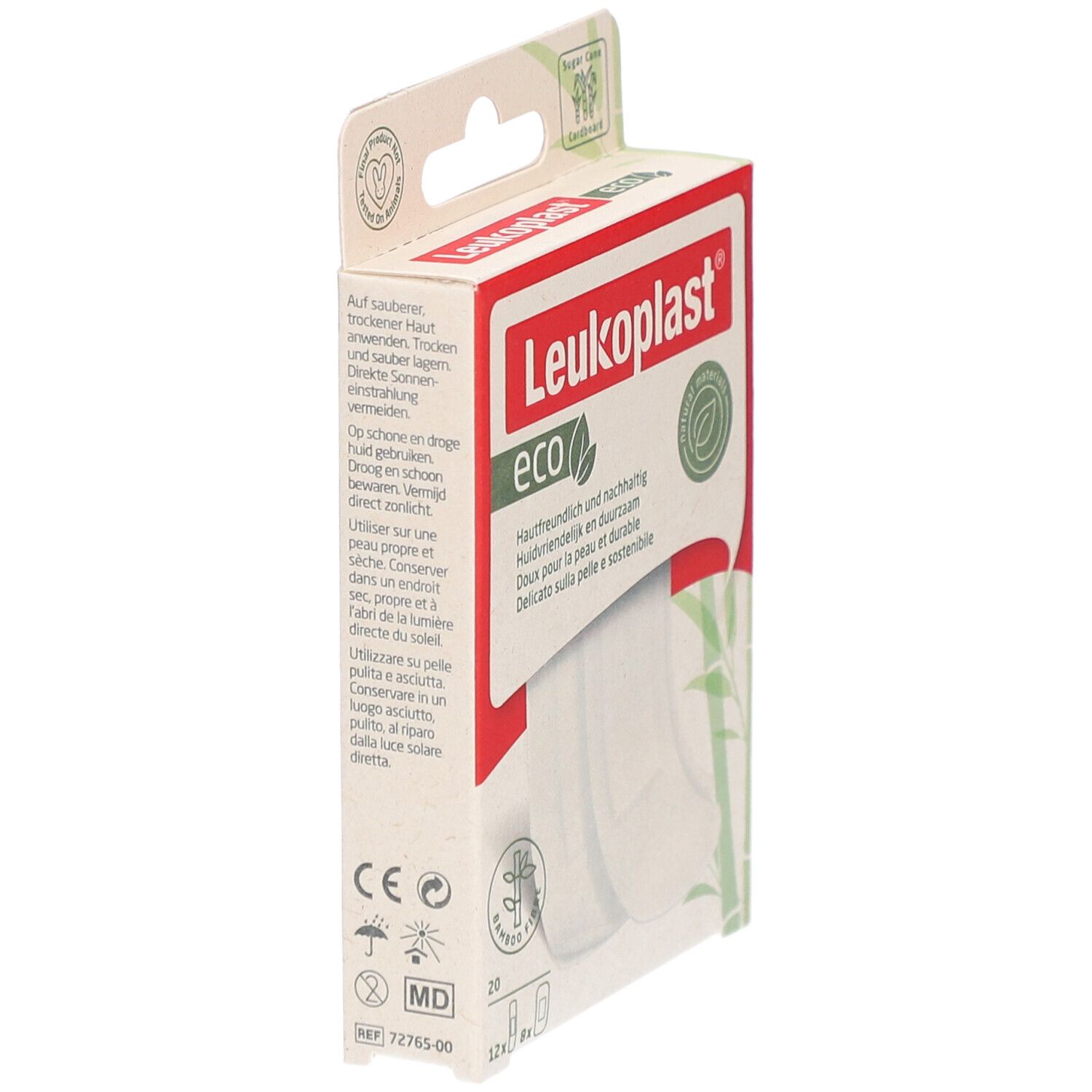 Leukoplast® Eco Hautfreundliches und haltbares Pflaster - 2 Größen