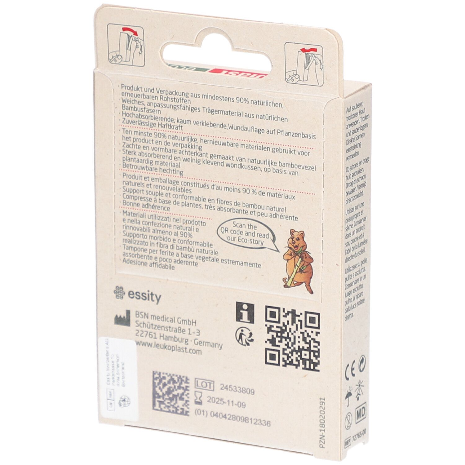 Leukoplast® Eco Hautfreundliches und haltbares Pflaster - 2 Größen
