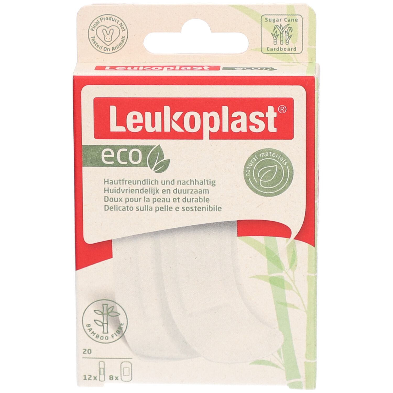 Leukoplast® Eco Hautfreundliches und haltbares Pflaster - 2 Größen