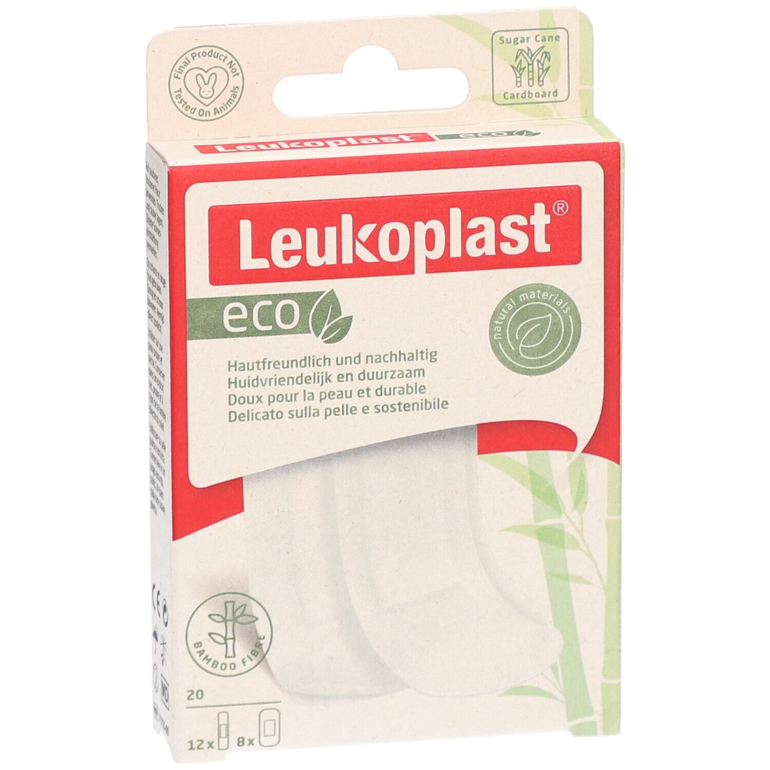 Leukoplast® Eco Hautfreundliches und haltbares Pflaster - 2 Größen