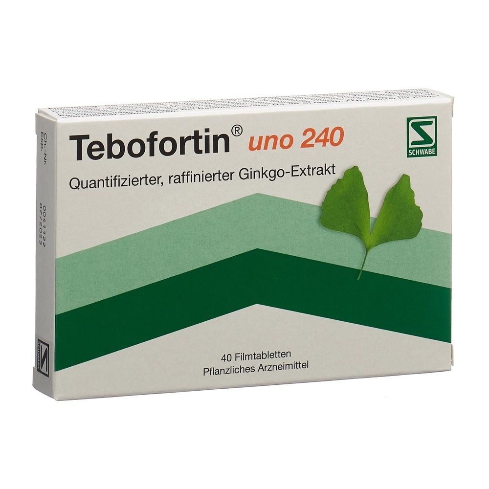 TEBOFORTIN uno Filmtabl 240 mg 40 Stk