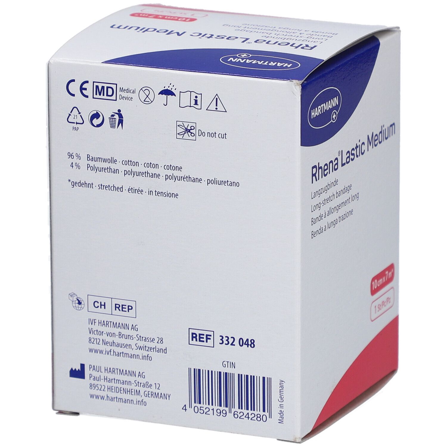 HARTMANN Rhena® Lastic Medium Langzugbinden 10 cm x 7 m