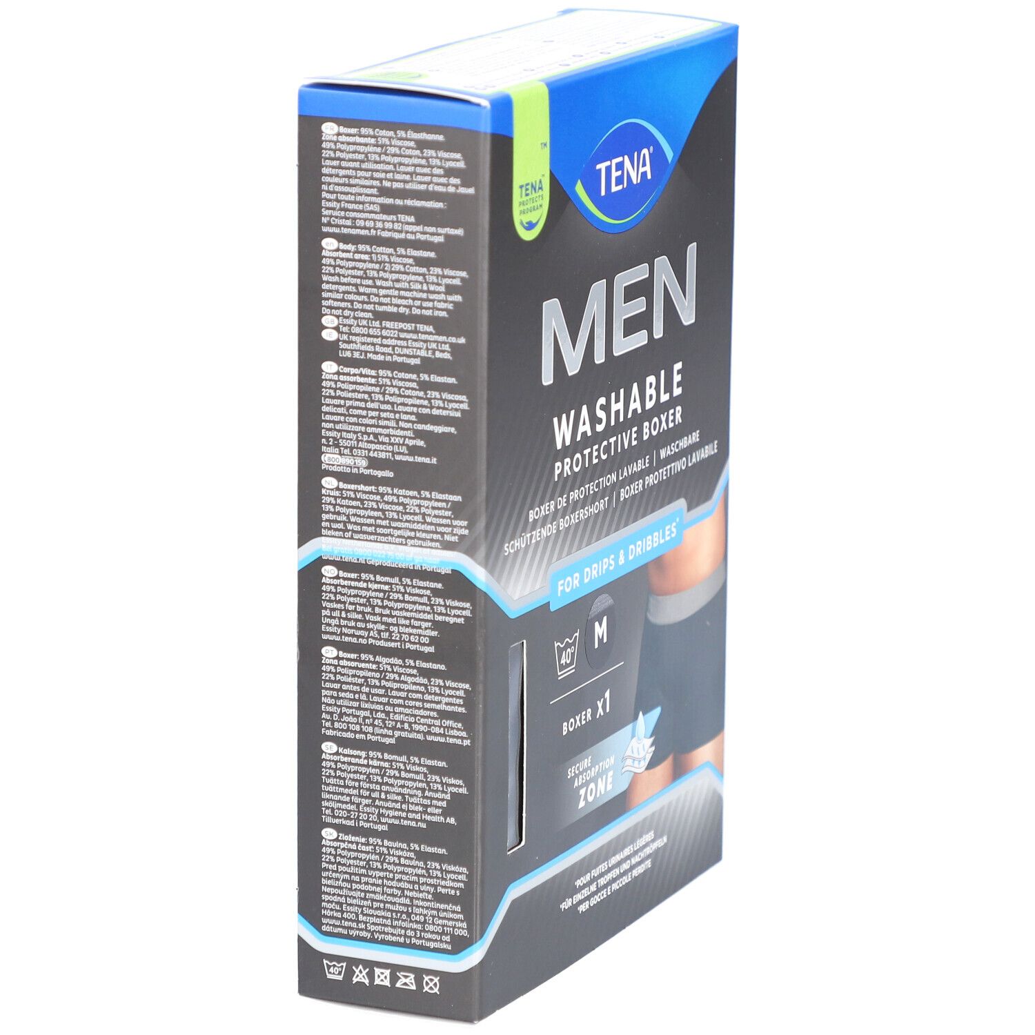 TENA® Men waschbare Inkontinenz-Boxershorts Größe M