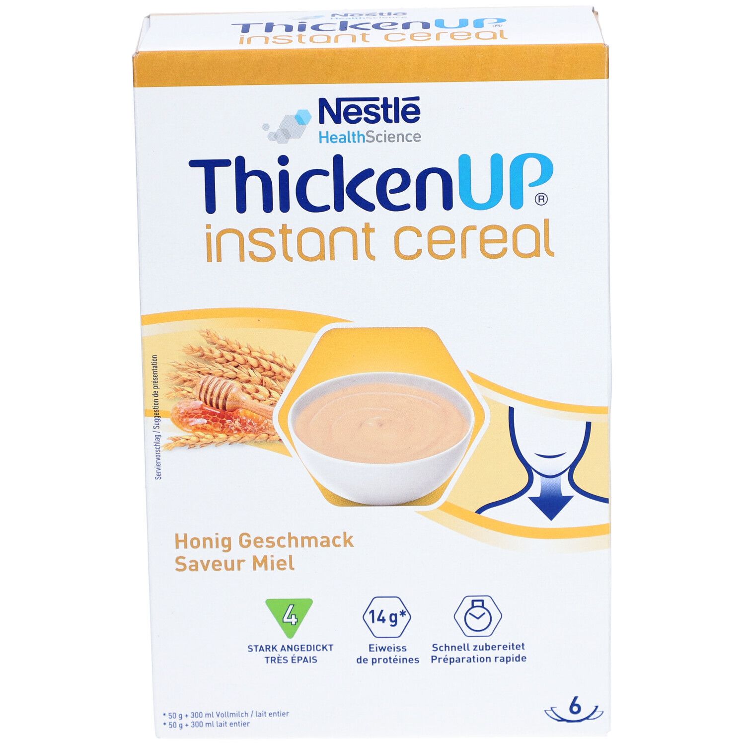 Nestlé Health Science ThickenUP® instant cereal Saveur Miel