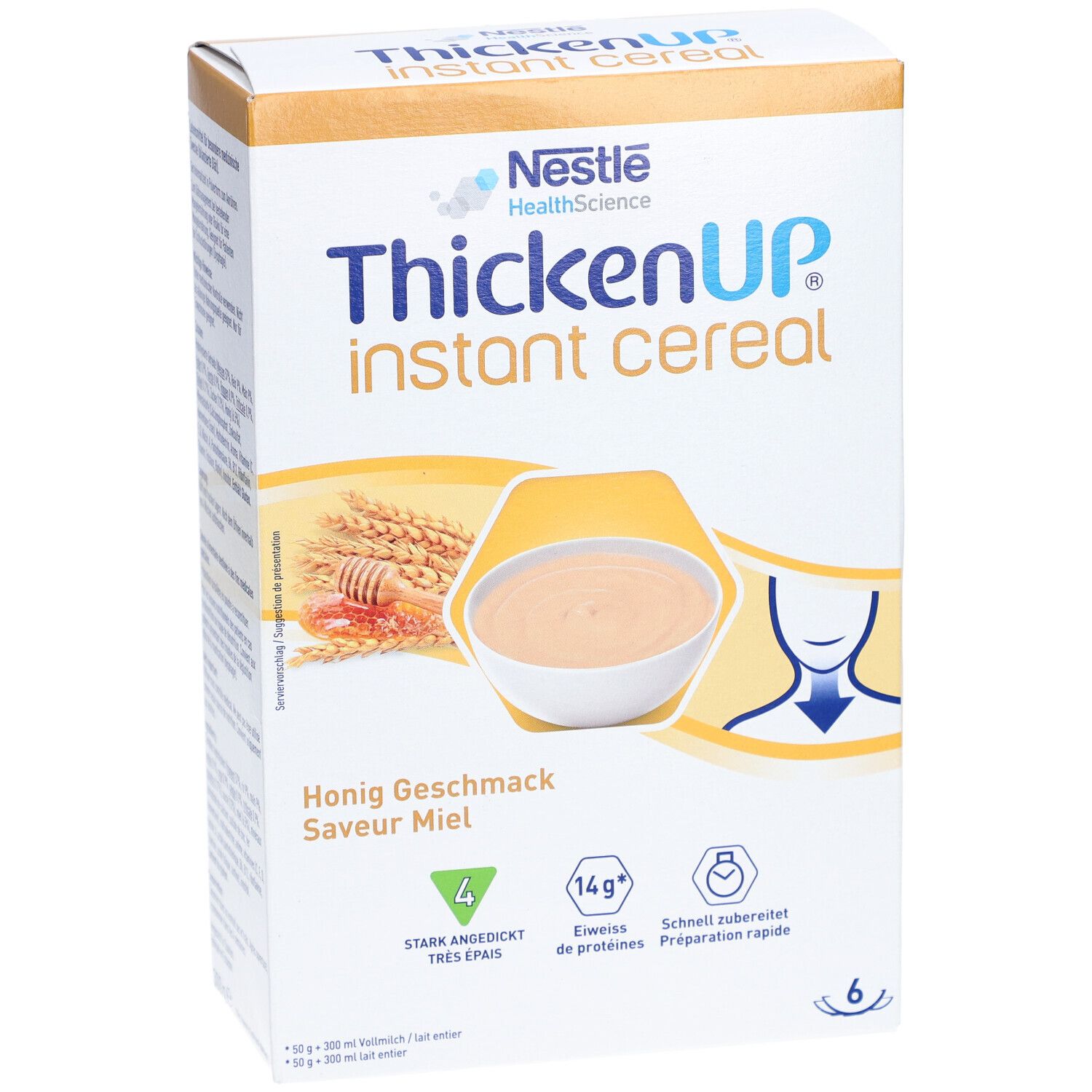 Nestlé Health Science ThickenUP® instant cereal Saveur Miel