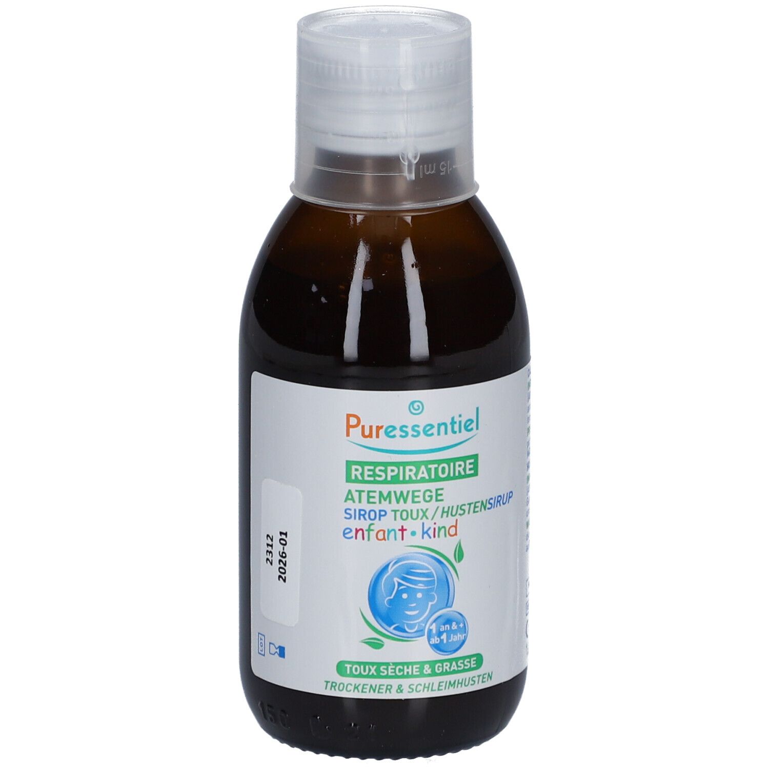 PURESSENTIEL RESPIRATOIRE Hustensirup Kinder - 140 ml