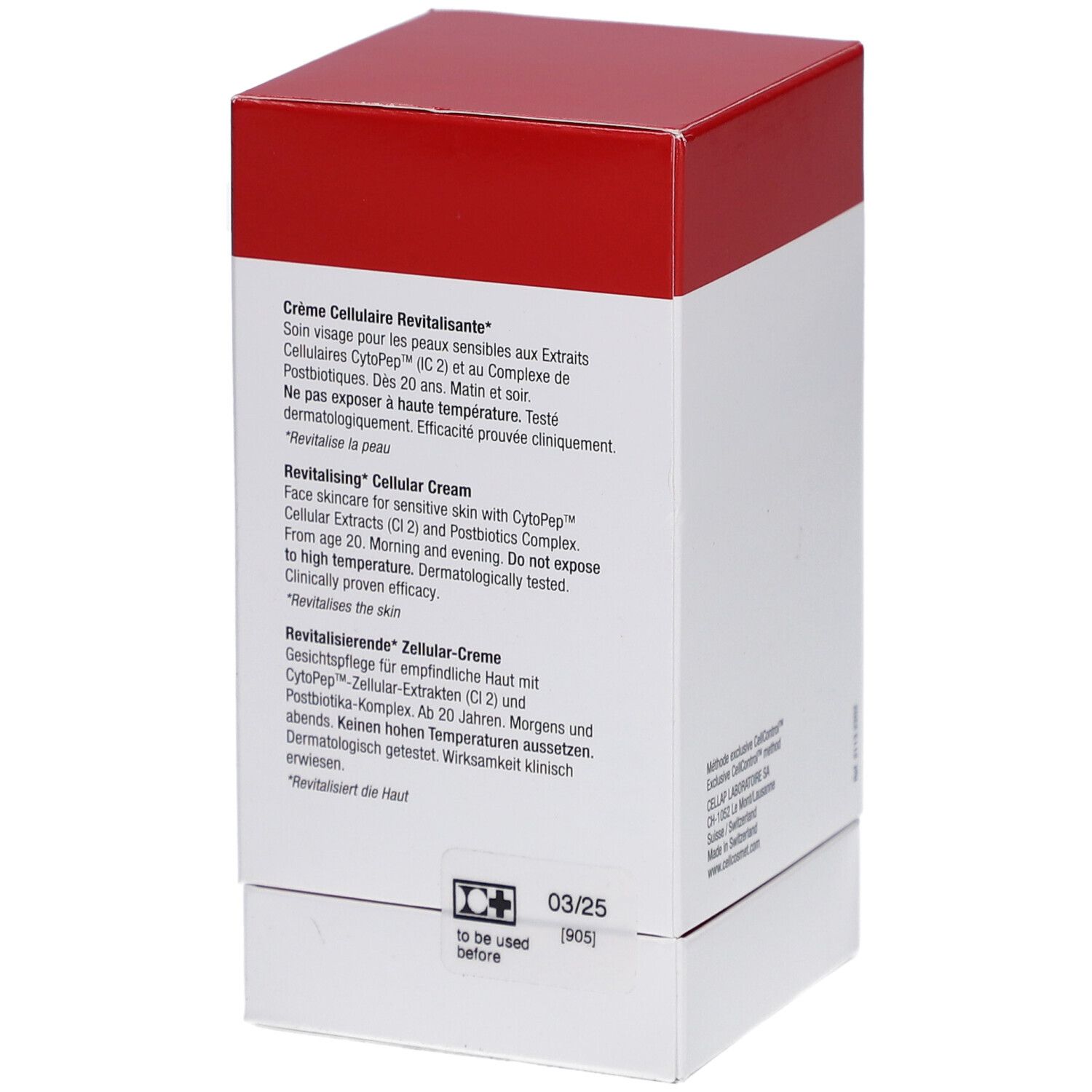 Cellcosmet Sensitive Crème Cellulaire Revitalisante