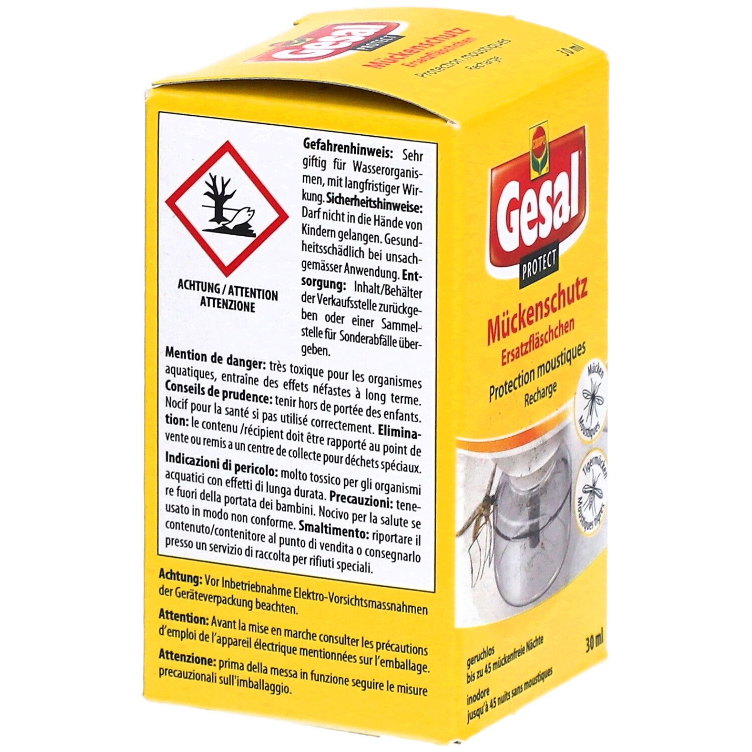 GESAL PROTECT Mückenschutz Ersatzfläschchen 30 ml