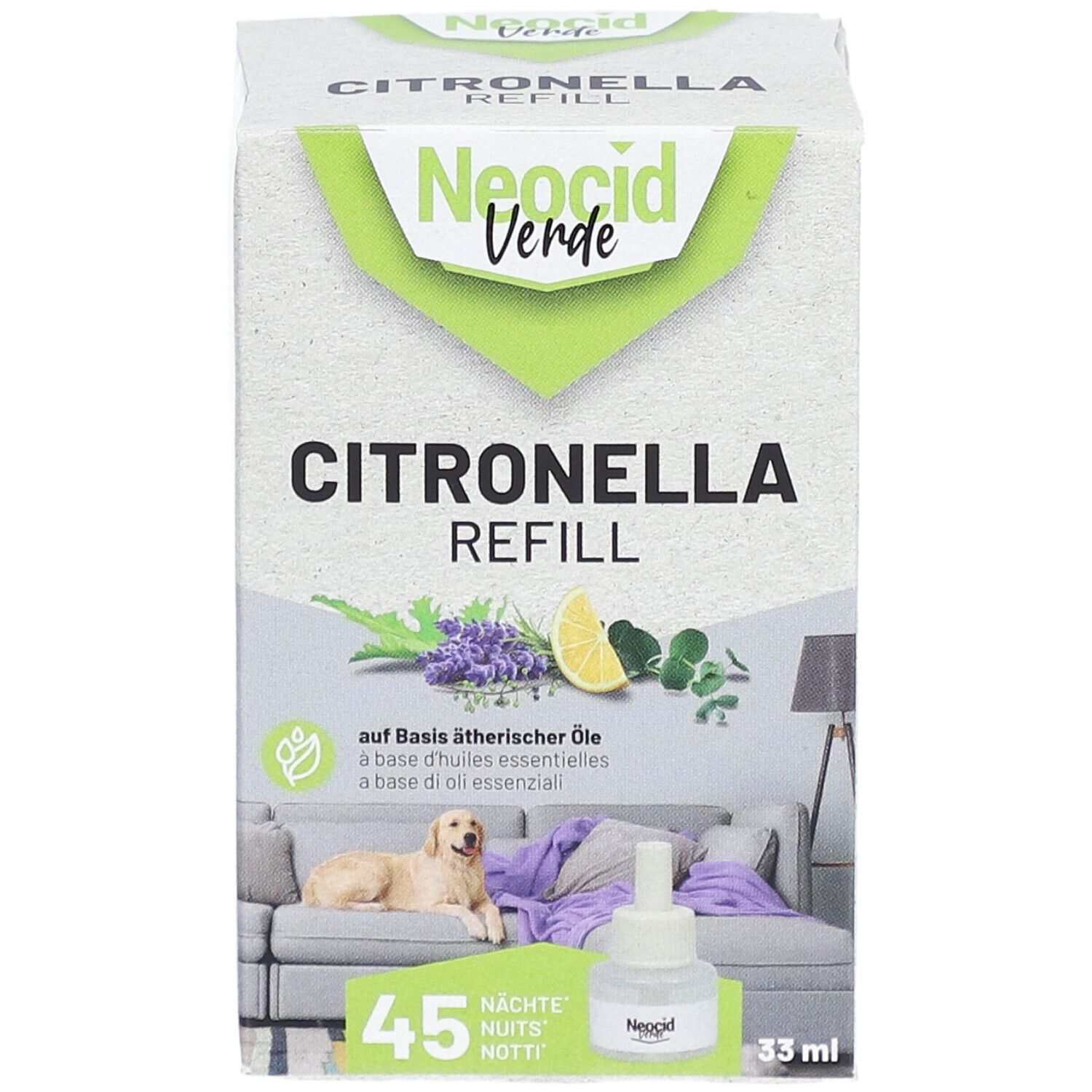 NEOCID VERDE Citronella Refill-Fläschchen Fl 33 ml