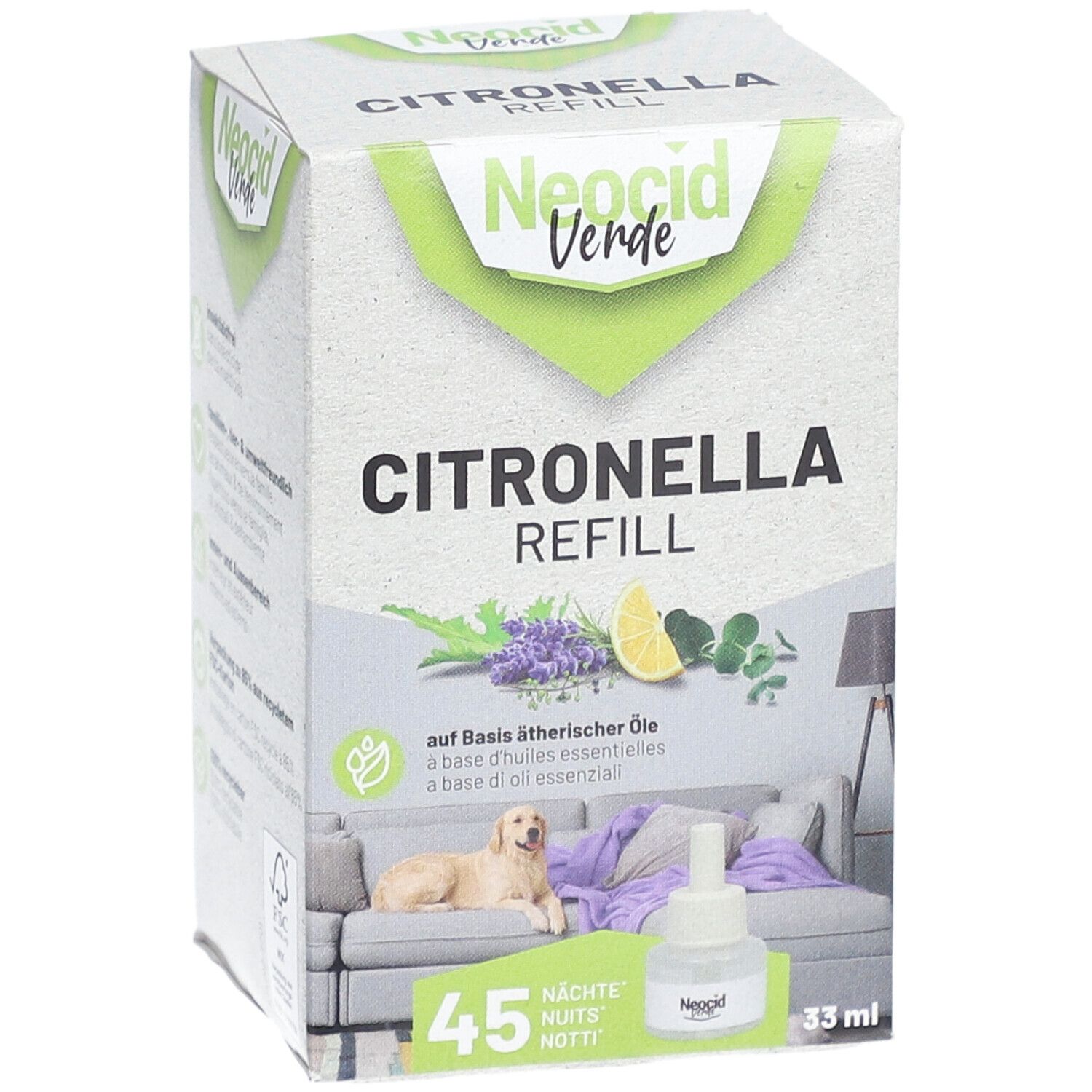 NEOCID VERDE Citronella Refill-Fläschchen Fl 33 ml