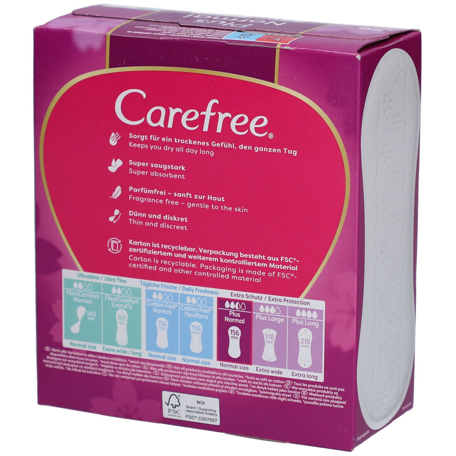 Carefree Plus Normal Leichter Duft