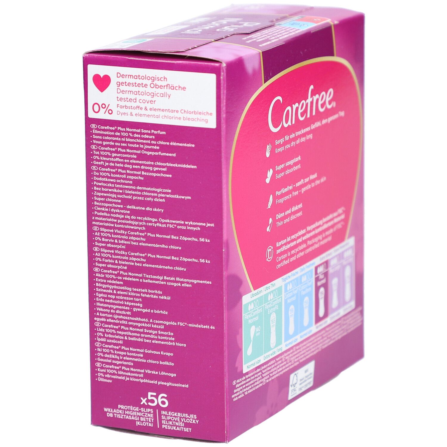 Carefree Plus Normal Leichter Duft