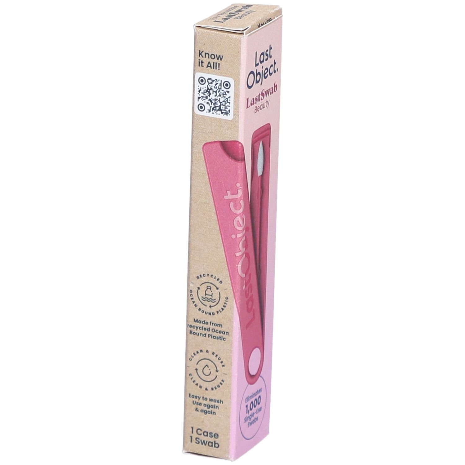 LASTSWAB Beauty wiederverw Wattestäbchen rot (neu)