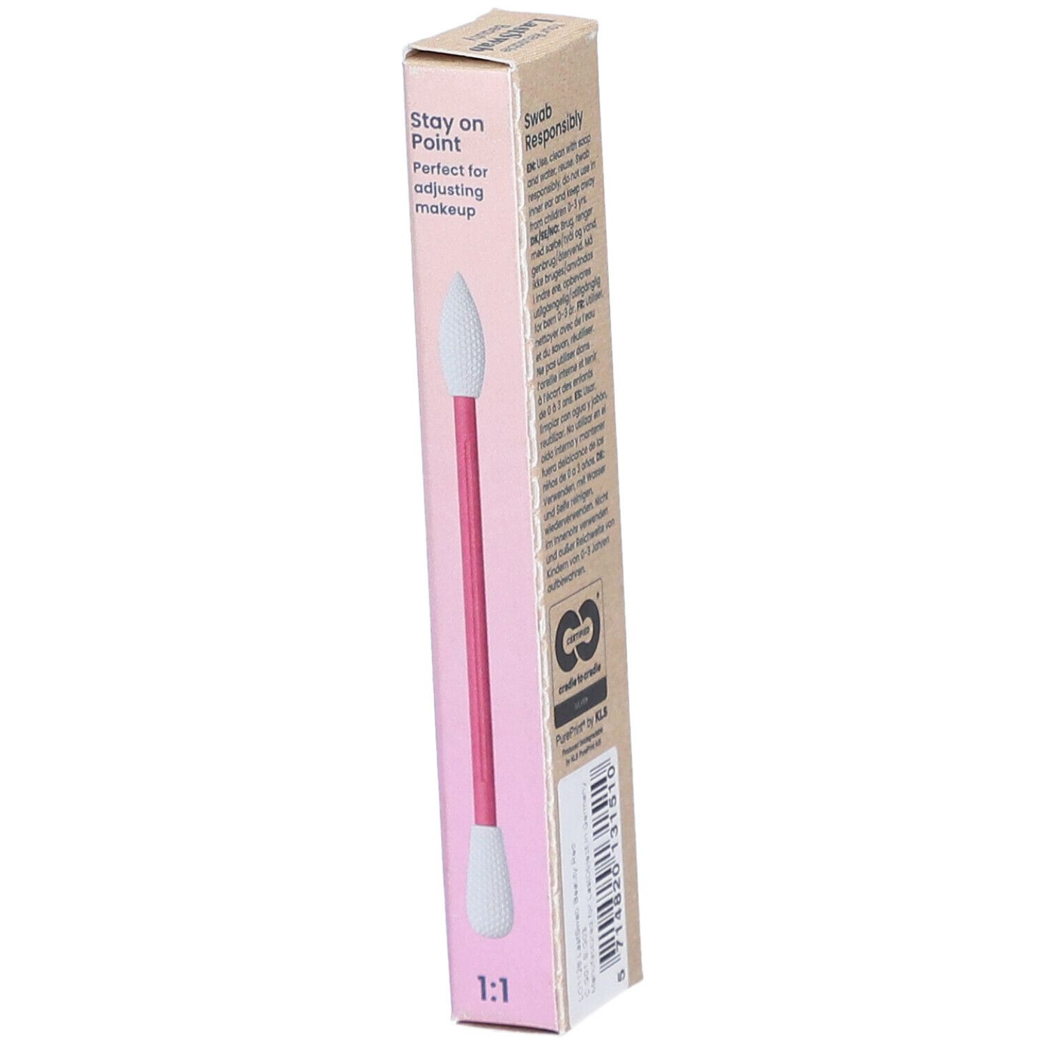 LASTSWAB Beauty wiederverw Wattestäbchen rot (neu)