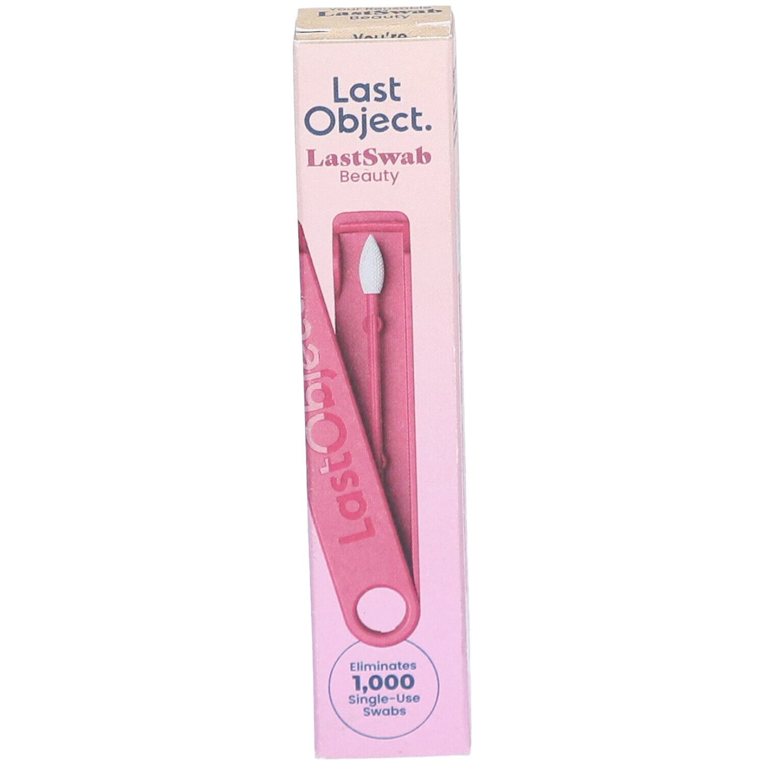 LASTSWAB Beauty wiederverw Wattestäbchen rot (neu)