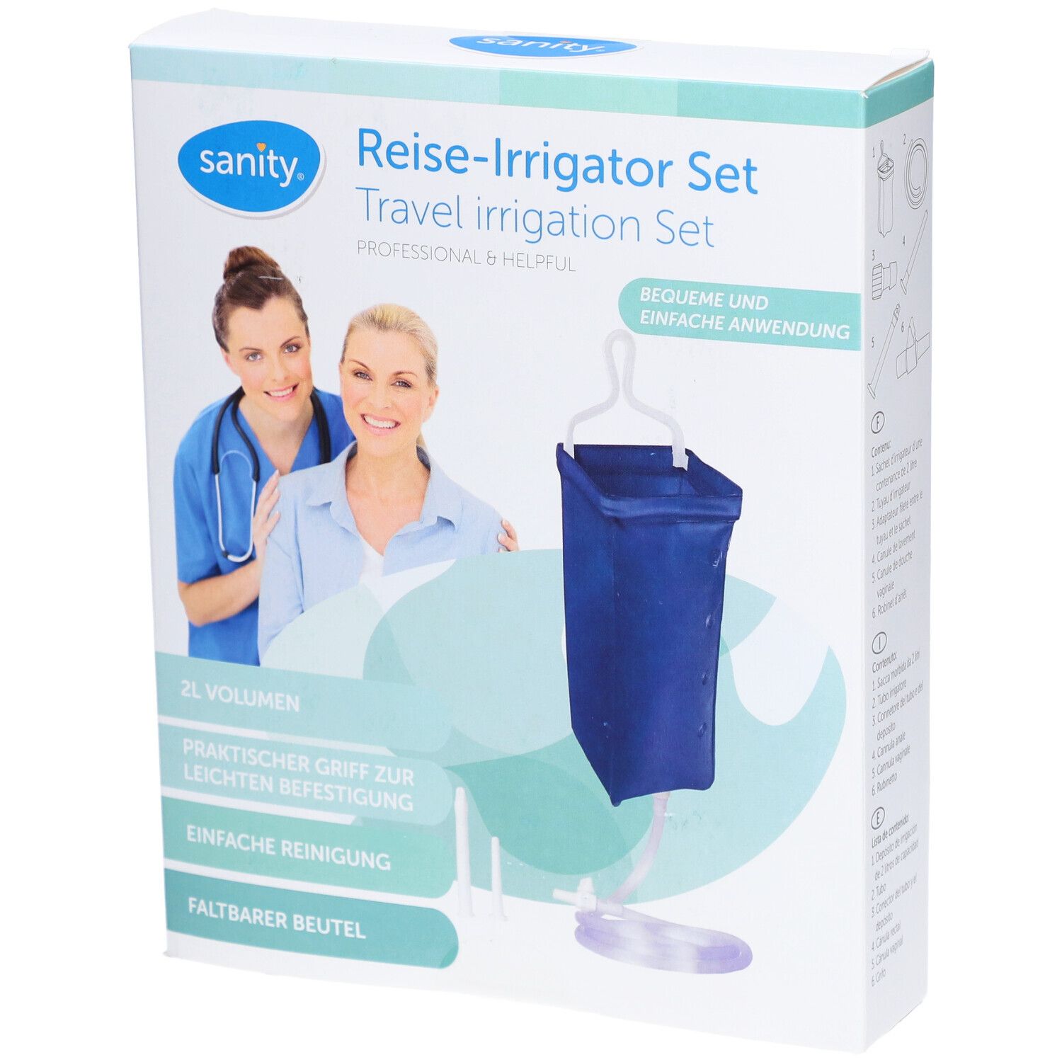 SANITY Irrigator Reise Set komplett 2L Btl