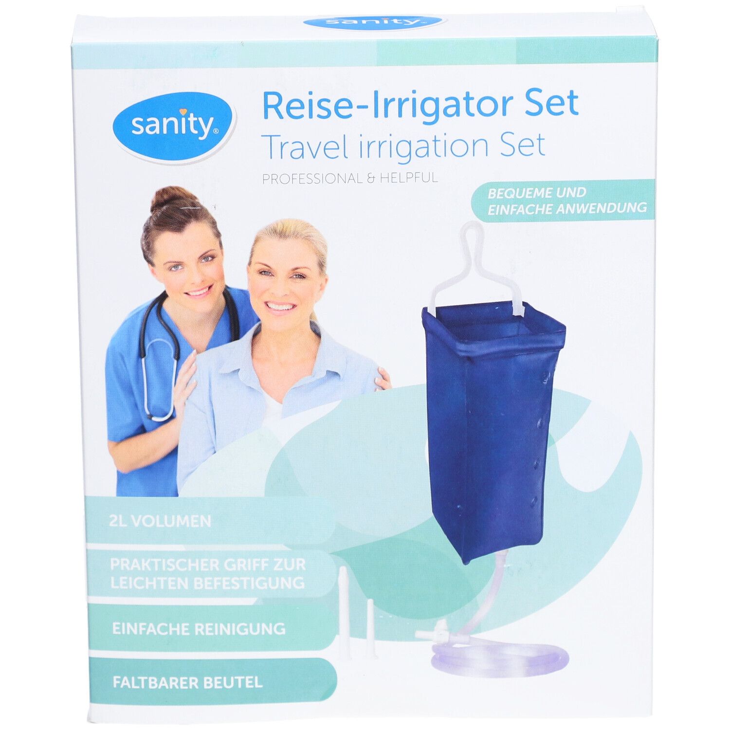 SANITY Irrigator Reise Set komplett 2L Btl