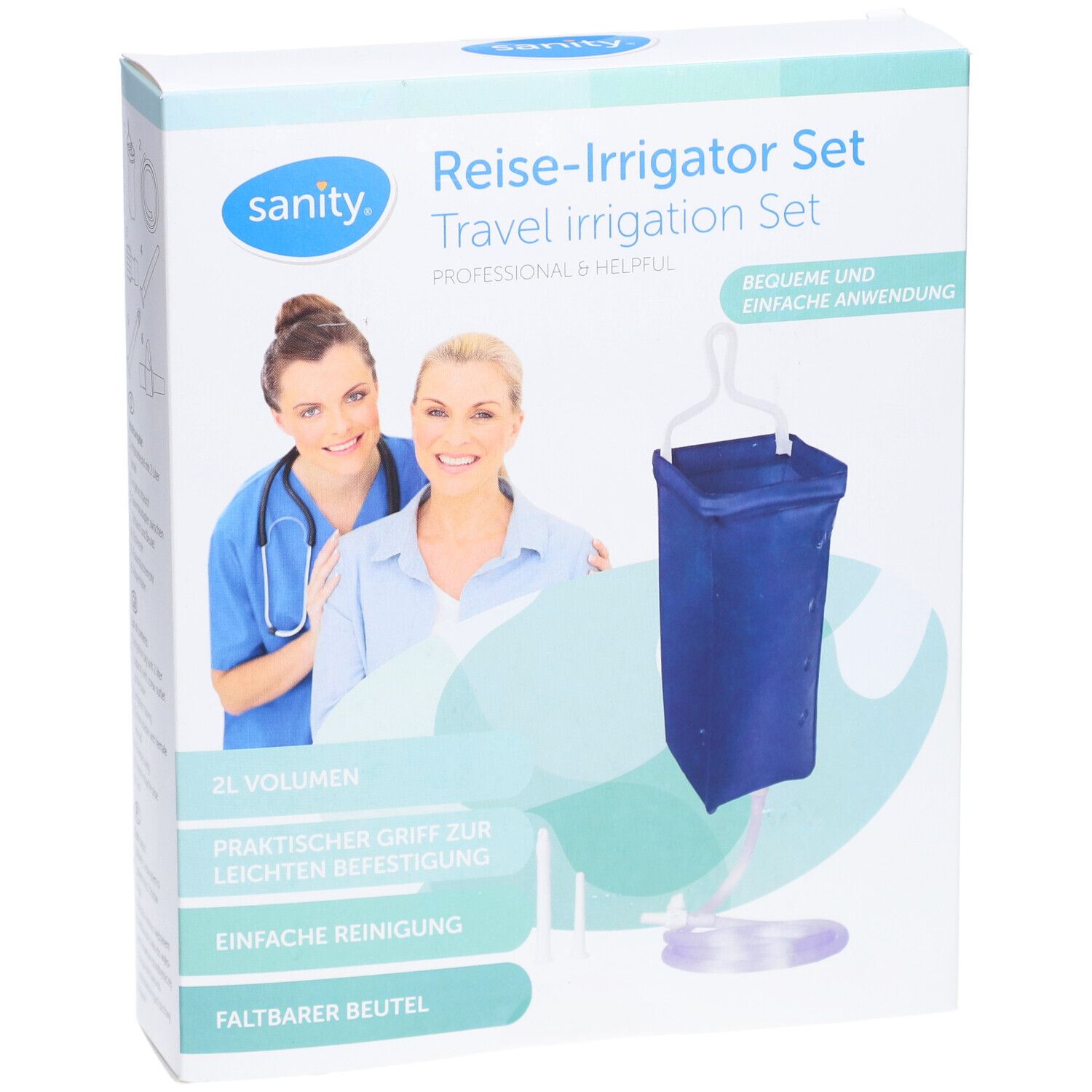SANITY Irrigator Reise Set komplett 2L Btl