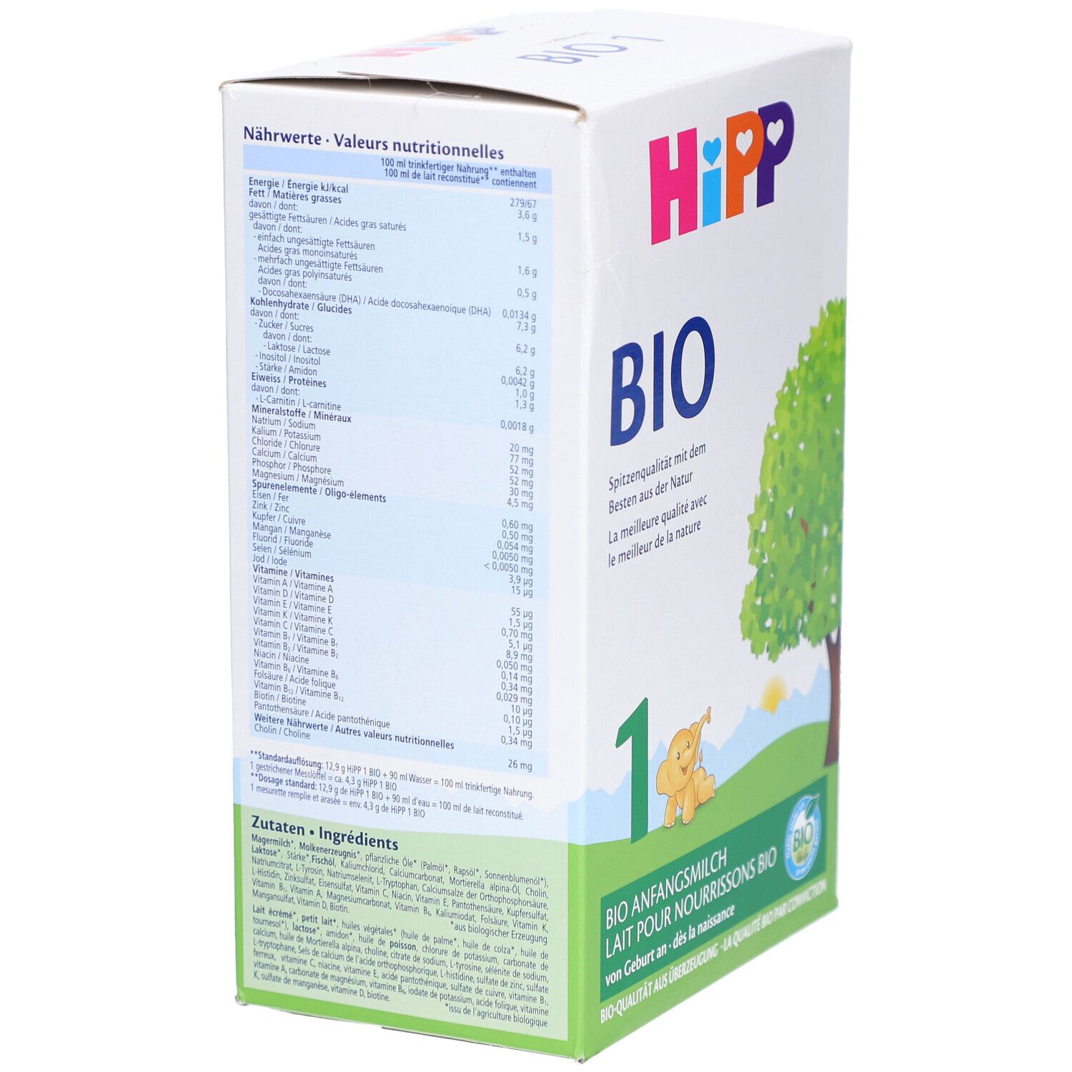 HIPP Lait pour nourrissons 1 bio - Dès la naissance