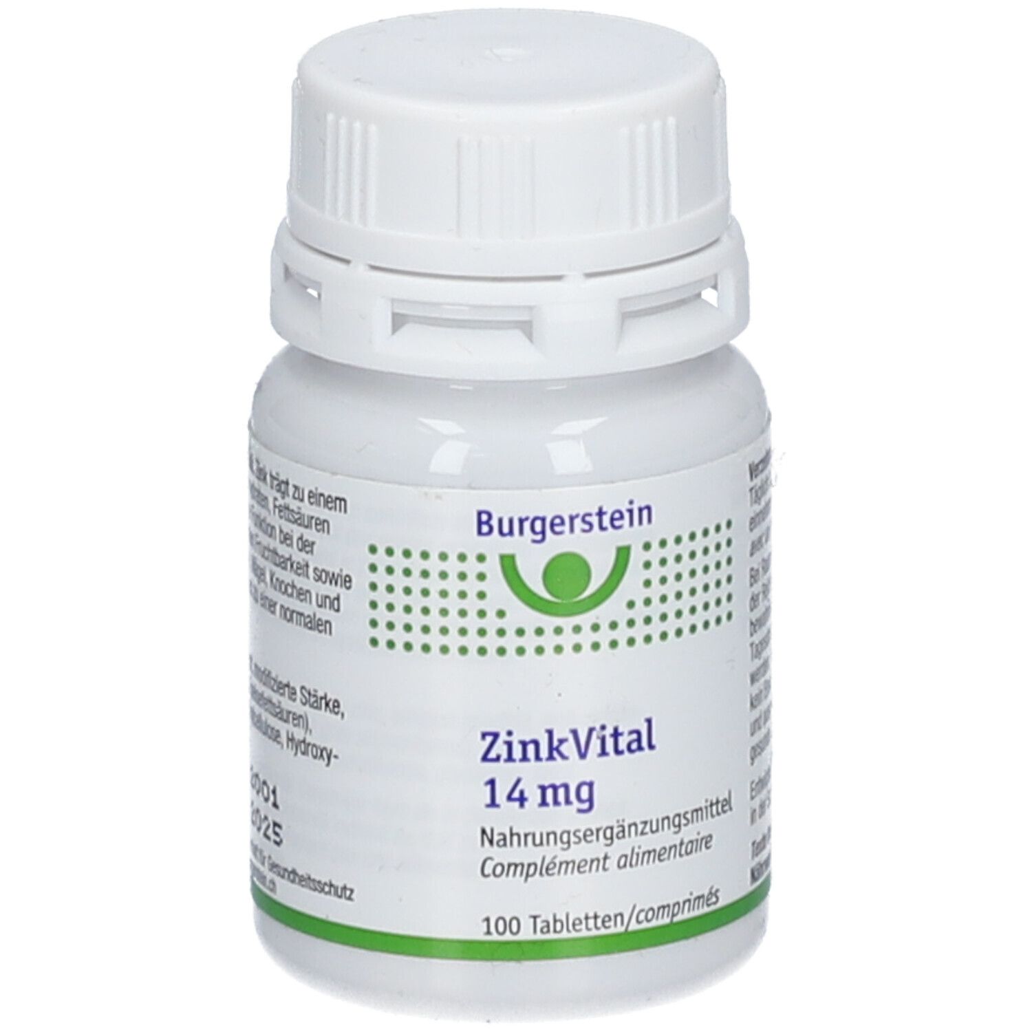 Burgerstein® ZinkVital 14 mg