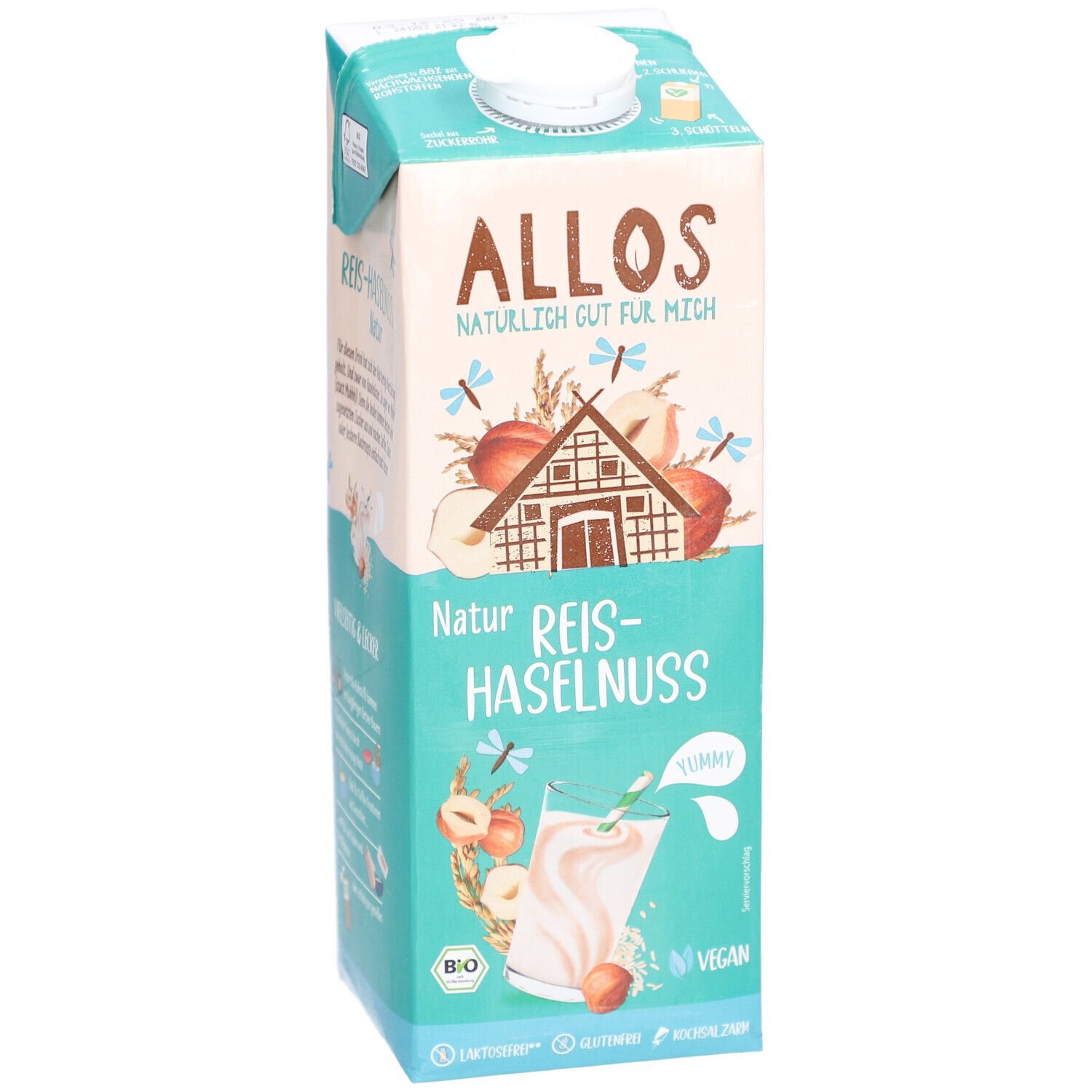 Allos Boisson Riz Noisette sans sucre ajouté, sans gluten