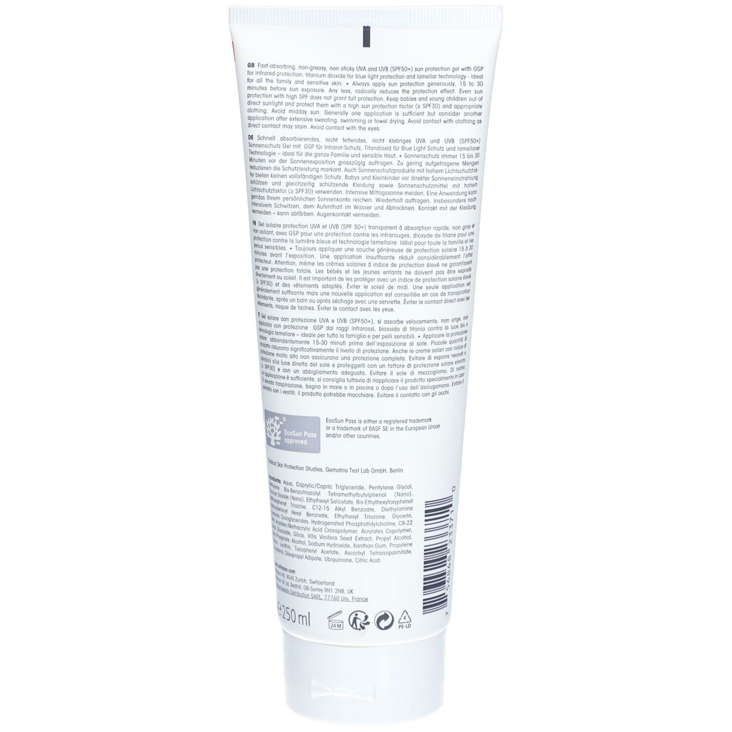 ULTRASUN Sonnenschutzgel für die ganze Familie SPF50