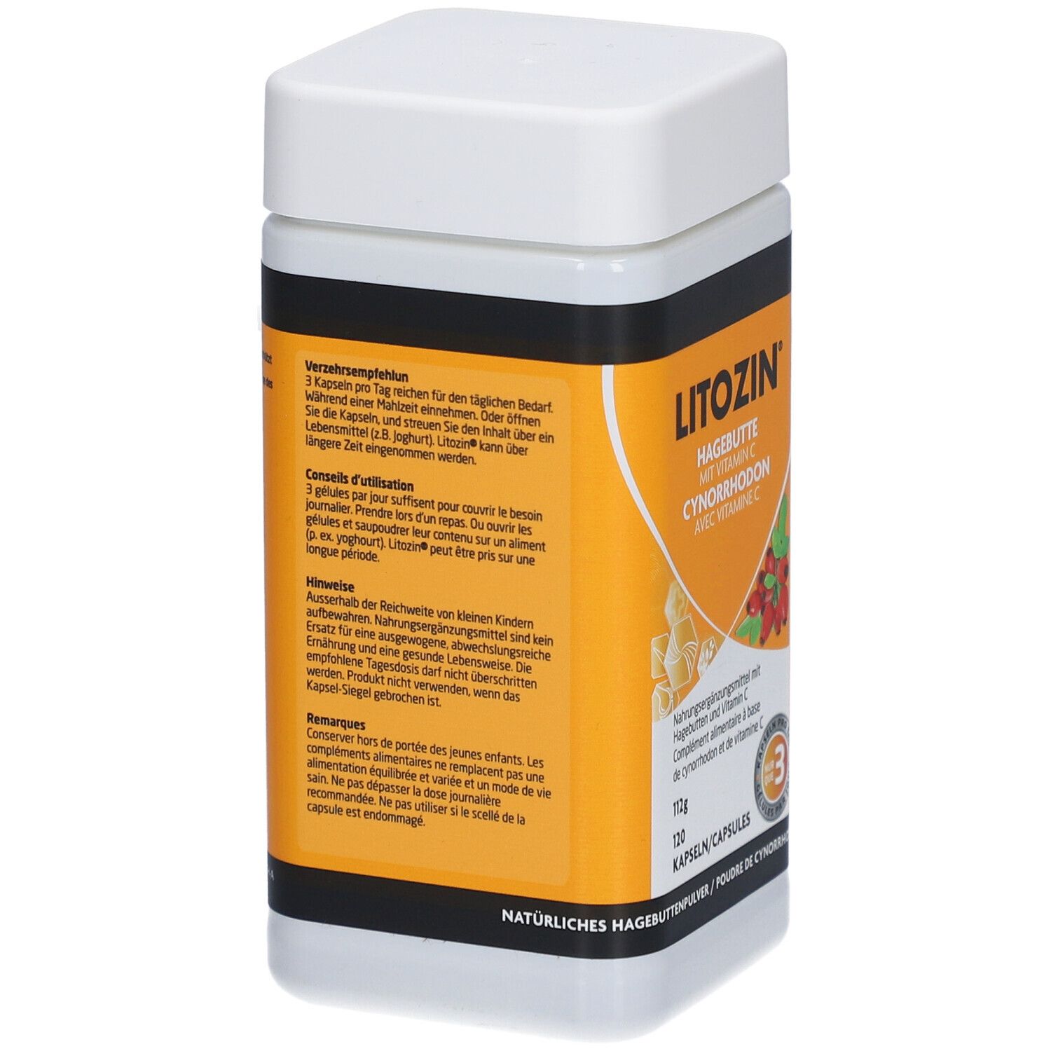 Litozin Hagebutte mit Vitamin C
