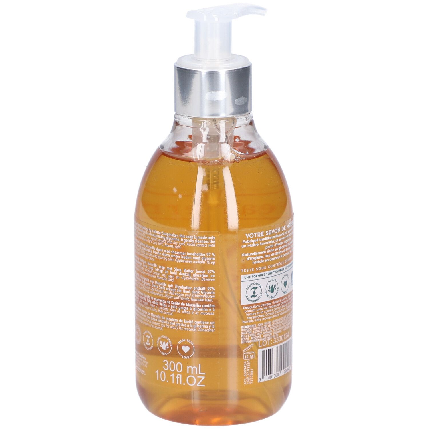 BeauTerra Savon Liquide de Marseille - Beurre de Karité
