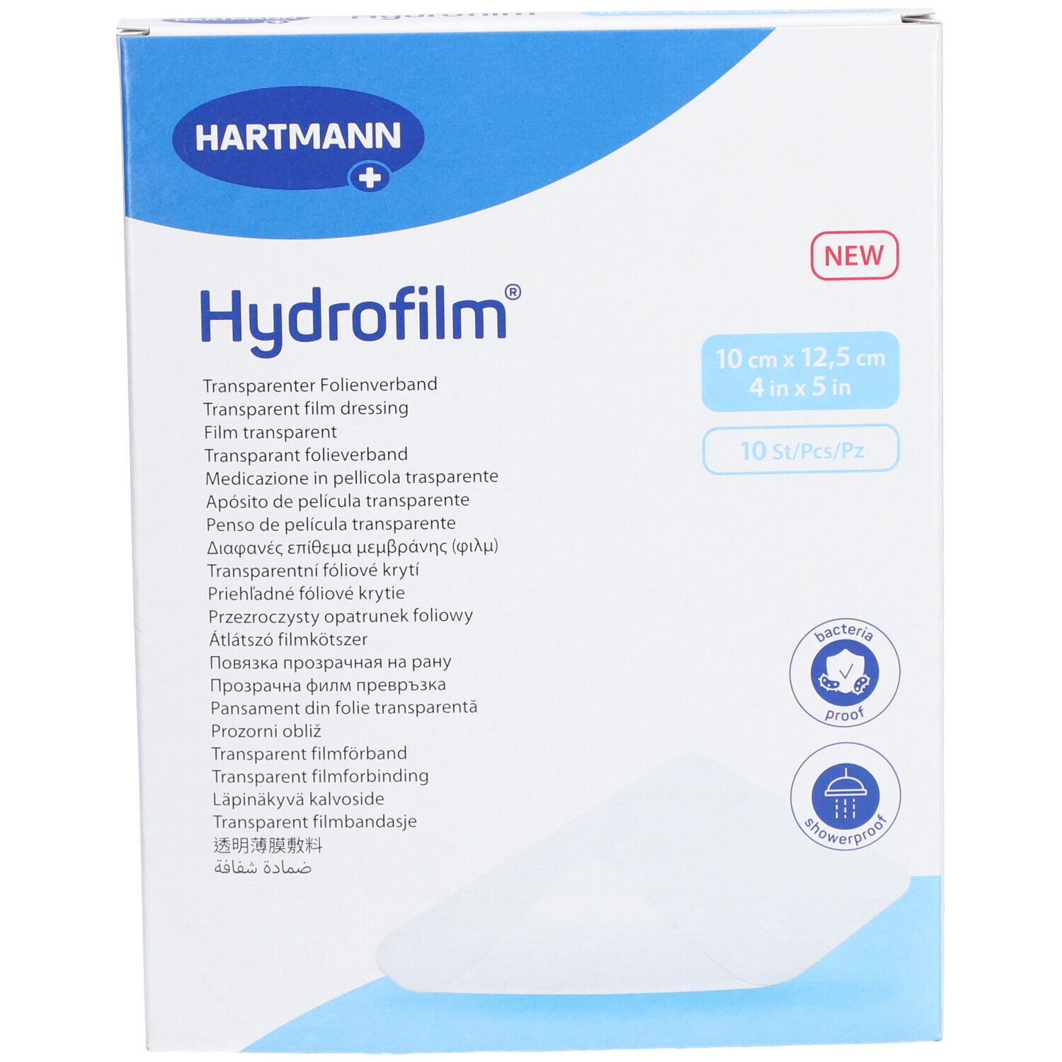 HARTMANN Hydrofilm® Pansement adhésif stérile 10 x 12,5 cm