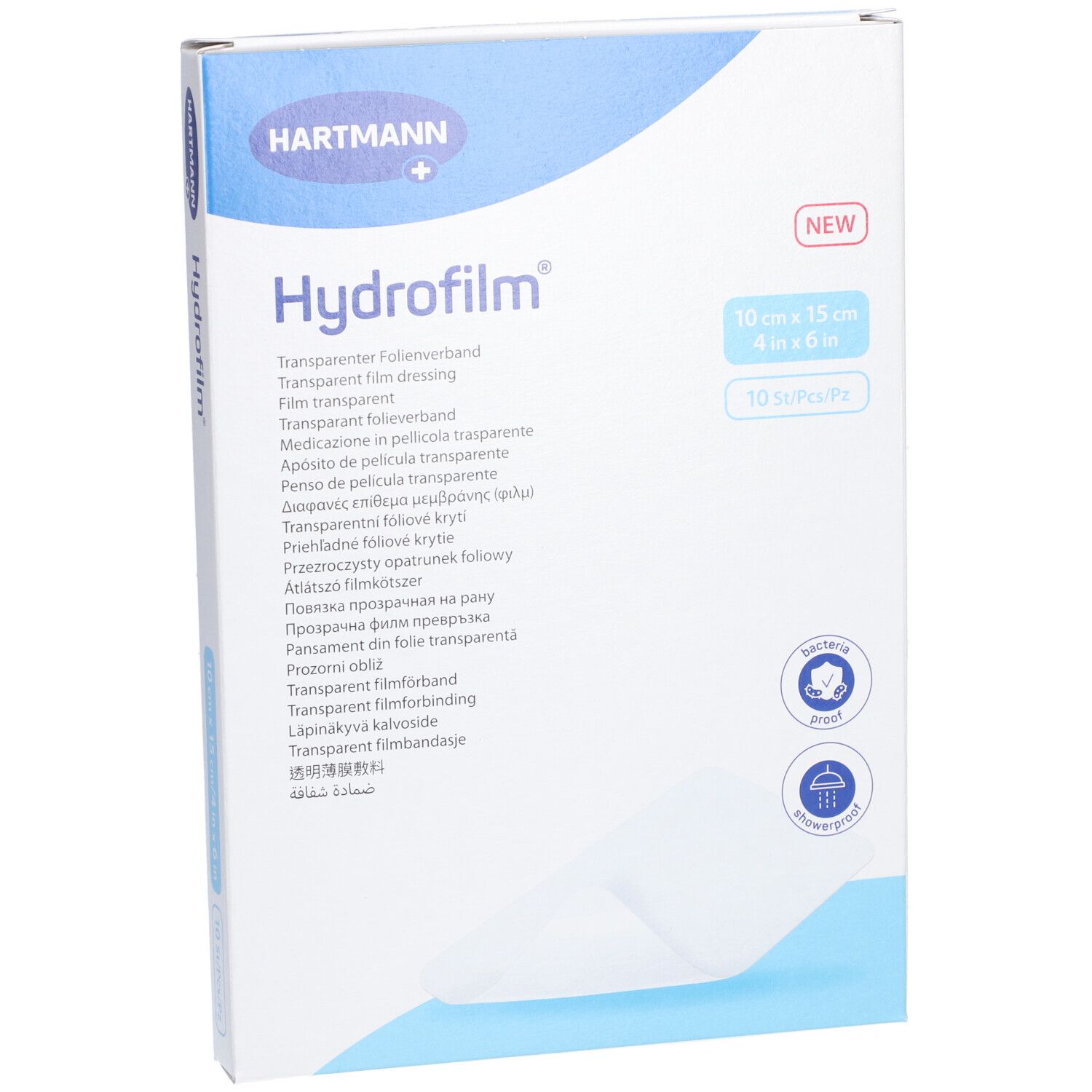 HARTMANN Hydrofilm® steriles Klebepflaster 10 x 15 cm