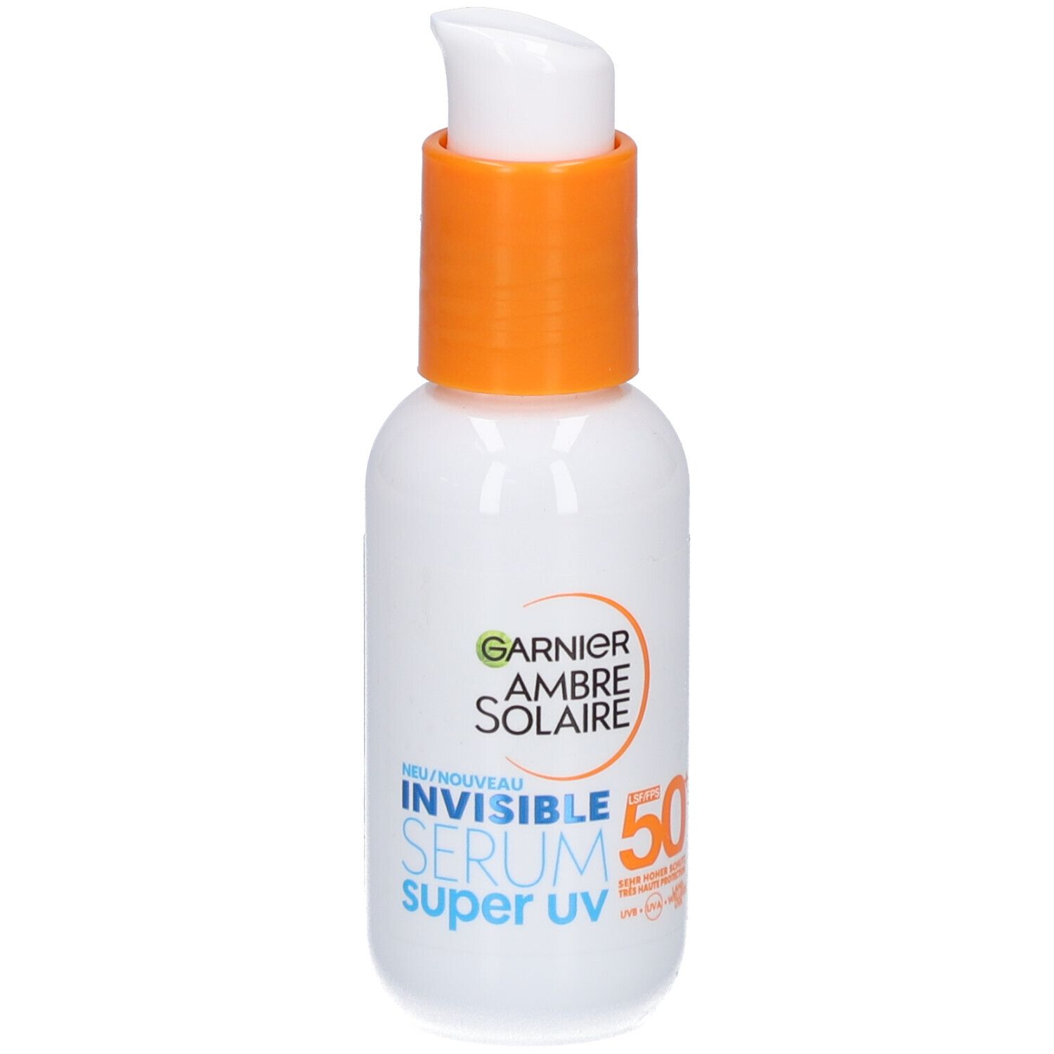 Garnier Sérum avec facteur de protection solaire 50+, protection UVA et UVB, Pour tous les types de peau