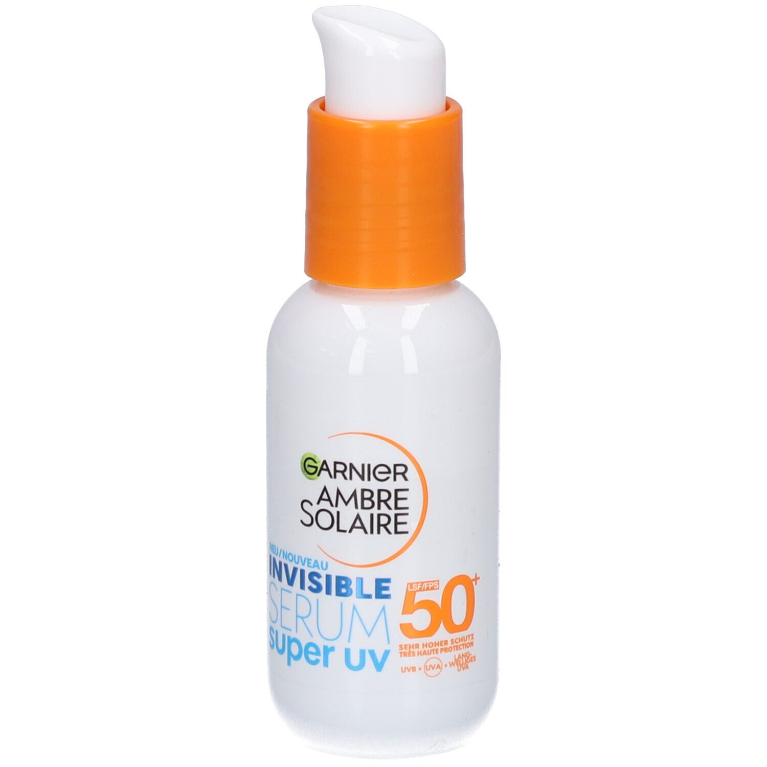 Garnier Sérum avec facteur de protection solaire 50+, protection UVA et UVB, Pour tous les types de peau