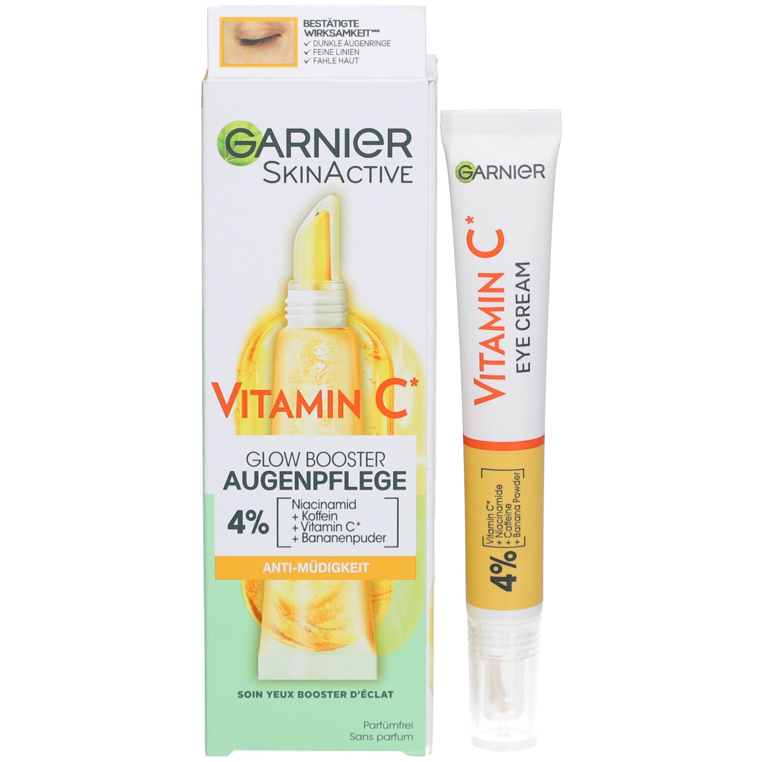 Garnier Crème pour les yeux anti-fatigue à la vitamine C
