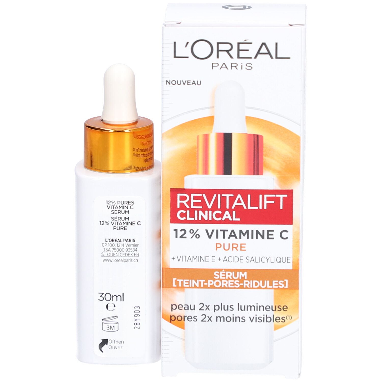 L'Oréal Revitalift Clinical Serum 12 % Vitamin C Pure Anti-Fahler Teint